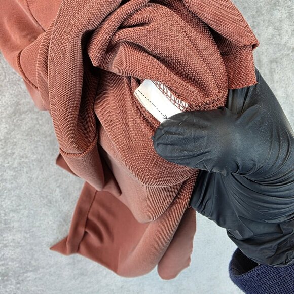 Zara Woman Studio Top Womens Small Long Sleeve Tunic V Neck Minimalist Modern - Picture 10 of 15